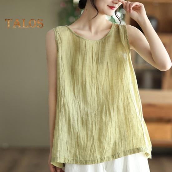 Женский жилет с круглым вырезом без рукавов, однотонные топы на бретелях, однотонный свободный крой, тонкий спортивный жилет, уличная одежда