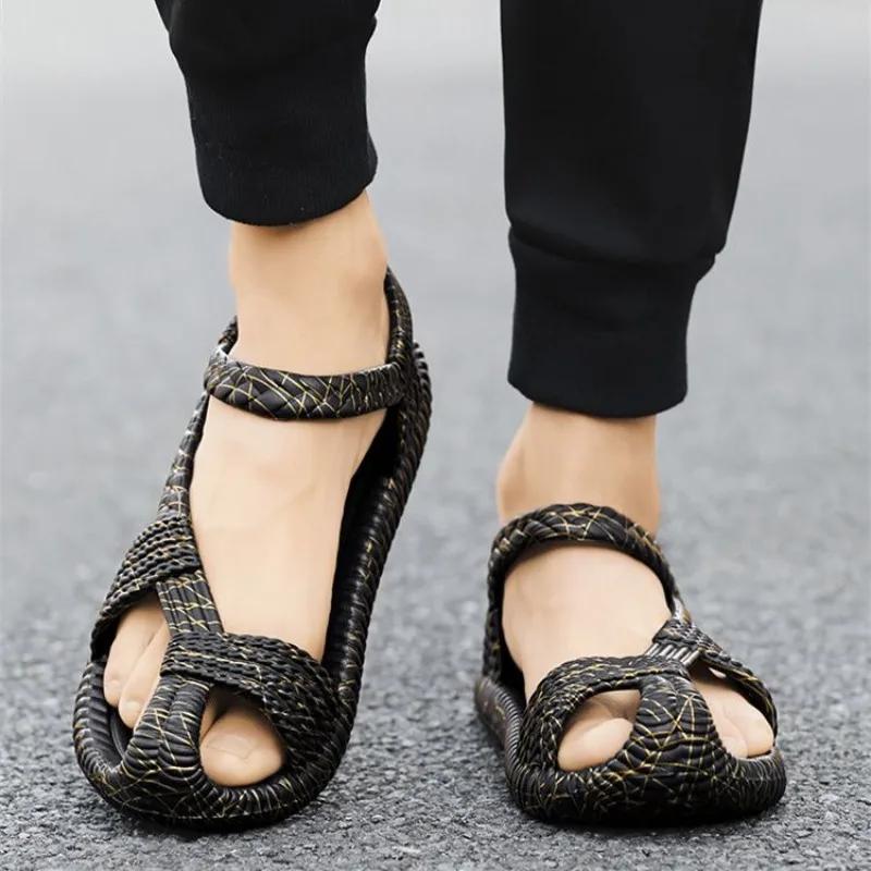 Ultralight Male Shoe with Platform Height Buy Cheap Liquidation Color Summer 2025 New Arrival Sale Luxury Designer Men's Sandal