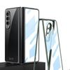 Оригинальный прозрачный чехол Hd для Samsung Galaxy Z Fold 4, пленка в виде ракушки, интегрированная гальваническая противоударная жесткая пластиковая крышка