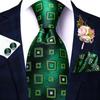 Шелковый галстук Hi-Tie, костюм жениха, корсаж, галстук, платок, запонки, набор для свадьбы