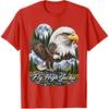 Fly High Jackie, Jackie and Shadow Bald Eagle for Men Women T-Shirt