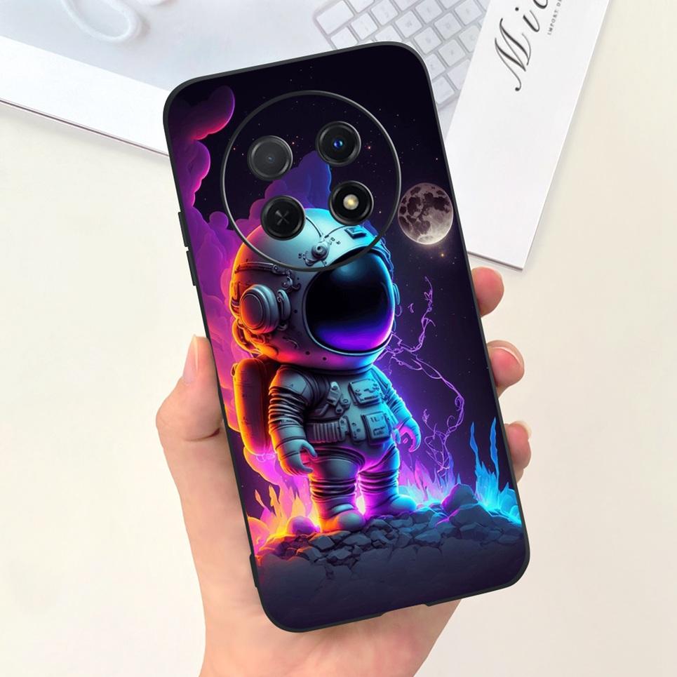 For Huawei Nova Y91 Cool Style Dragon Black Cat Soft TPU Shockproof Back Cover For Huawei NovaY91 Y 91 Phone Case Bumper Etui