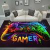 Gaming Controller Design Carpet Esports Room Decoration Floor Mat Non-Slip Bathroom Entrance Area Doormat Children Bedroom Rugs