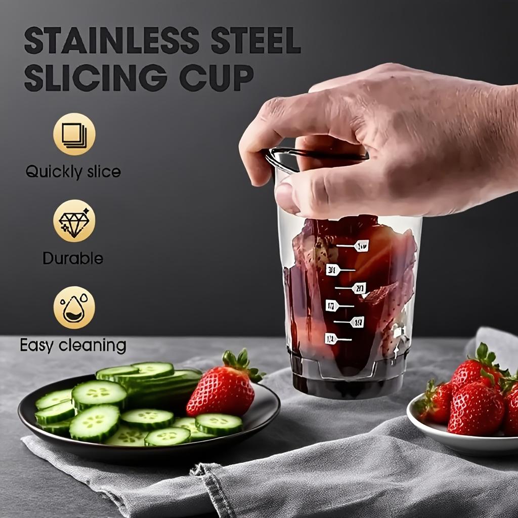 Multifunctional Stainless Steel Slicer Dicer Fruit Vegetable Strawberry Cutter 1