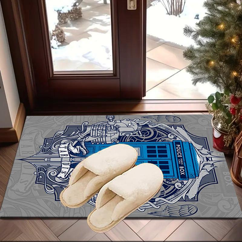 telephone booth Carpet, Chair Rug,Rug for Office Bedroom living rooms, Doormat decor Fan Gift Christmas Gift