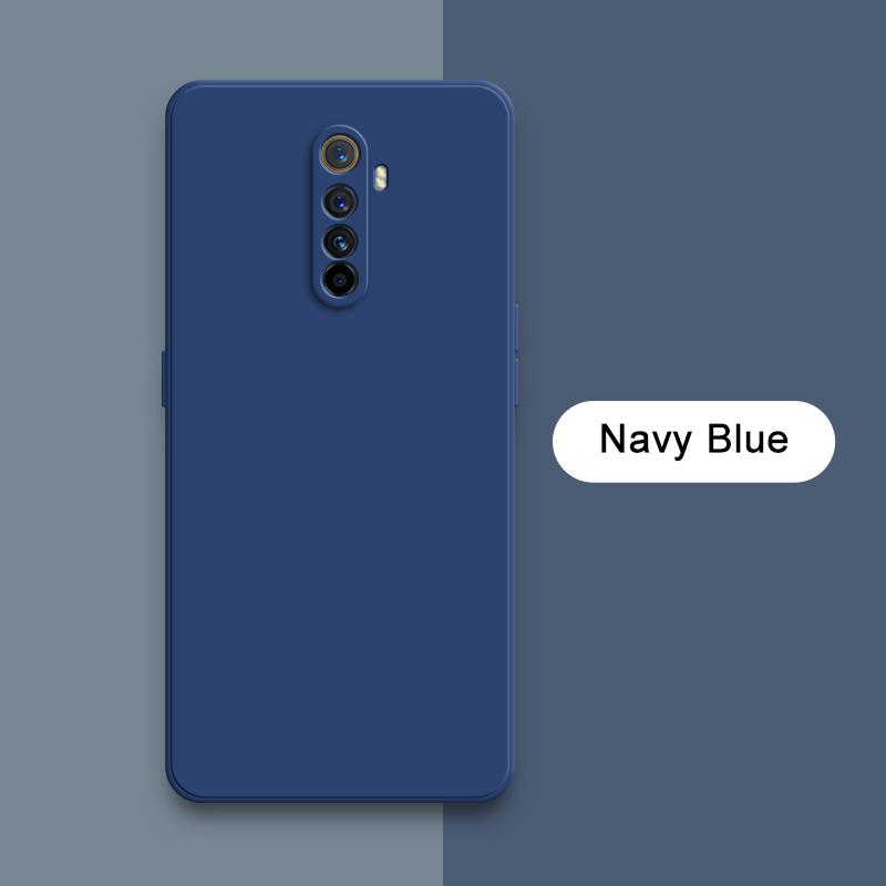 Классический квадратный жидкий силиконовый чехол для Realme X XT Master X2 Pro 360 противоударный мягкий мобильный чехол RealmeX X2Pro защитные сумки