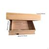Floating Shelf Holder with Compartment Decorative Wall Mount Drawer Storage Rack for Small Space