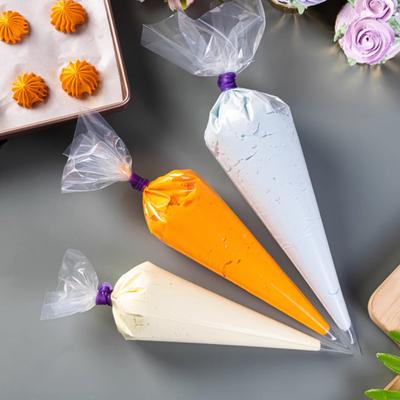 100 шт. Кондитерские мешки Пищевые одноразовые кондитерские мешки Прозрачные герметичные без запаха Глазурь для тортов Украшение печенья Обледенение Кондитерские мешки