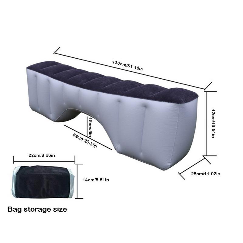 Camping Car Mattress Inflatable Back Seat Gap Pad Air Bed Cushion For Car Travel Camping Air Bed Araba Yatak Pouf Gonflable