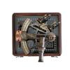 Astrolabe German Pattern Brass Sextant with Patina