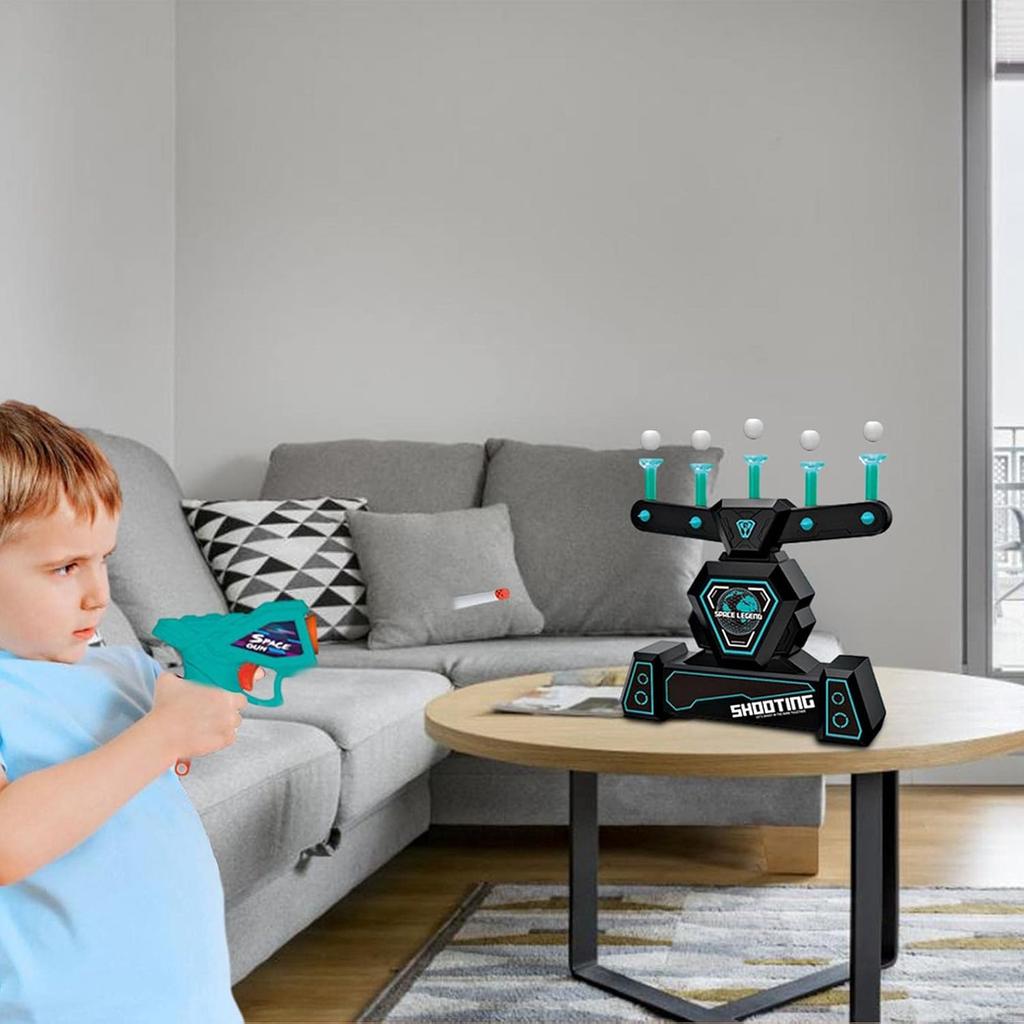 Shooting Floating Target Game, Electronic Floating Target Practice Toy, Foam Dart Gun-, Space Gun- Toy For Adults And Kids (with USB)