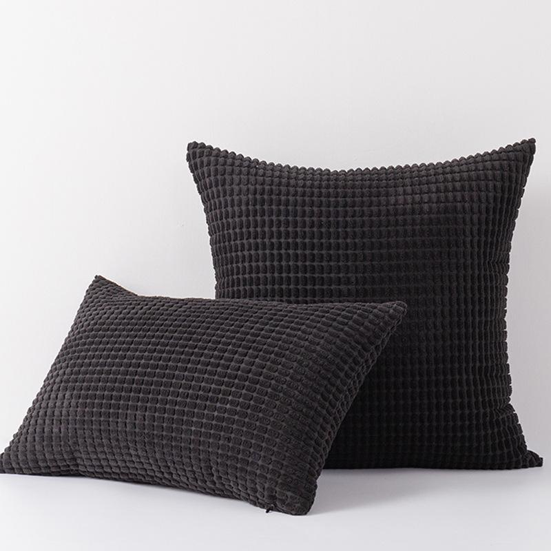 2 наволочки с кукурузным зернышком, наволочка из нейлона и полиэстера с кукурузной шерстью для домашнего офиса, плюшевая наволочка