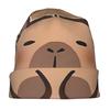 The Capybara Pattern Daily Knit Hat for Adults Is Ideal for Running Weekend Errands, Casual Meetups, Or Adding a Bit of Flair to Your Everyday City Ou