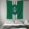 Al Ahli Wall Tapestry Aesthetic Wall Hanging Printed Fabric Blanket Decorative Tapestries for Bedroom Living Room Home Decor