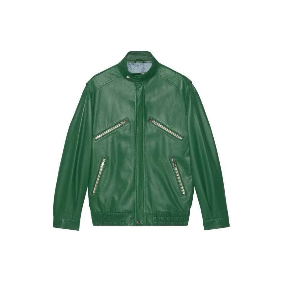 Gucci Куртки Мужские Зеленый Стойка Умеренный Другое 733950-XNAWV-3311