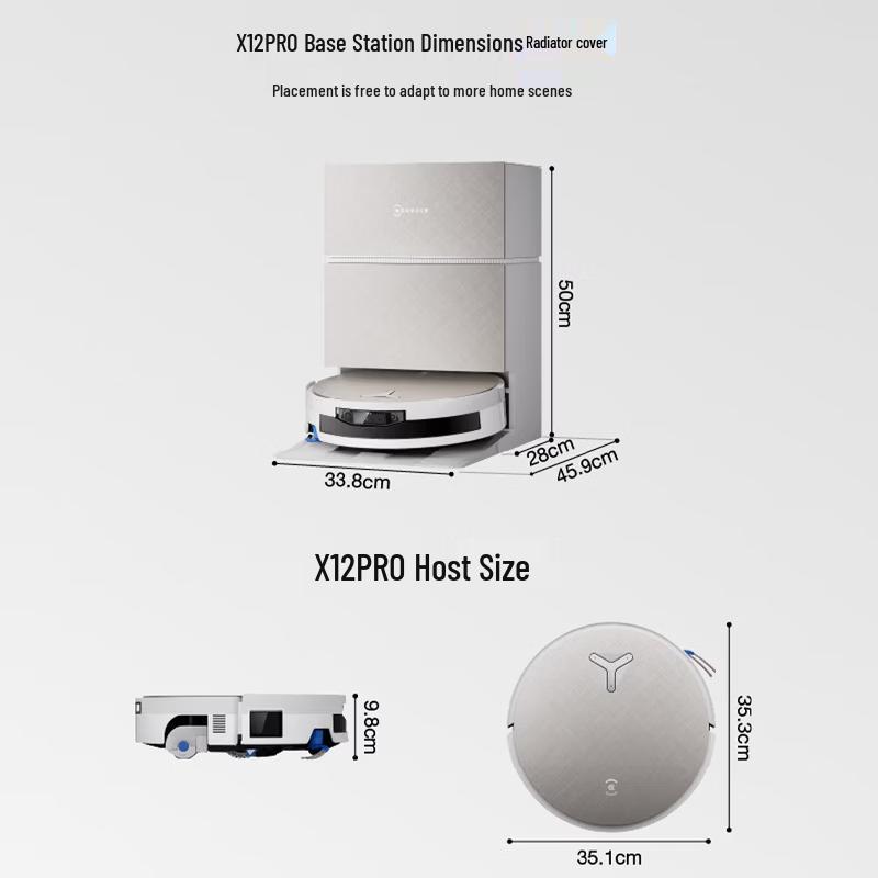 ECOVACS X12 PRO Robot Vacuum Cleaner