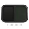 RV Sliding Window 750 X 430 Mm Black Aluminum Alloy Trailer UV Resistant Glass With Movable Insect Resistant Net