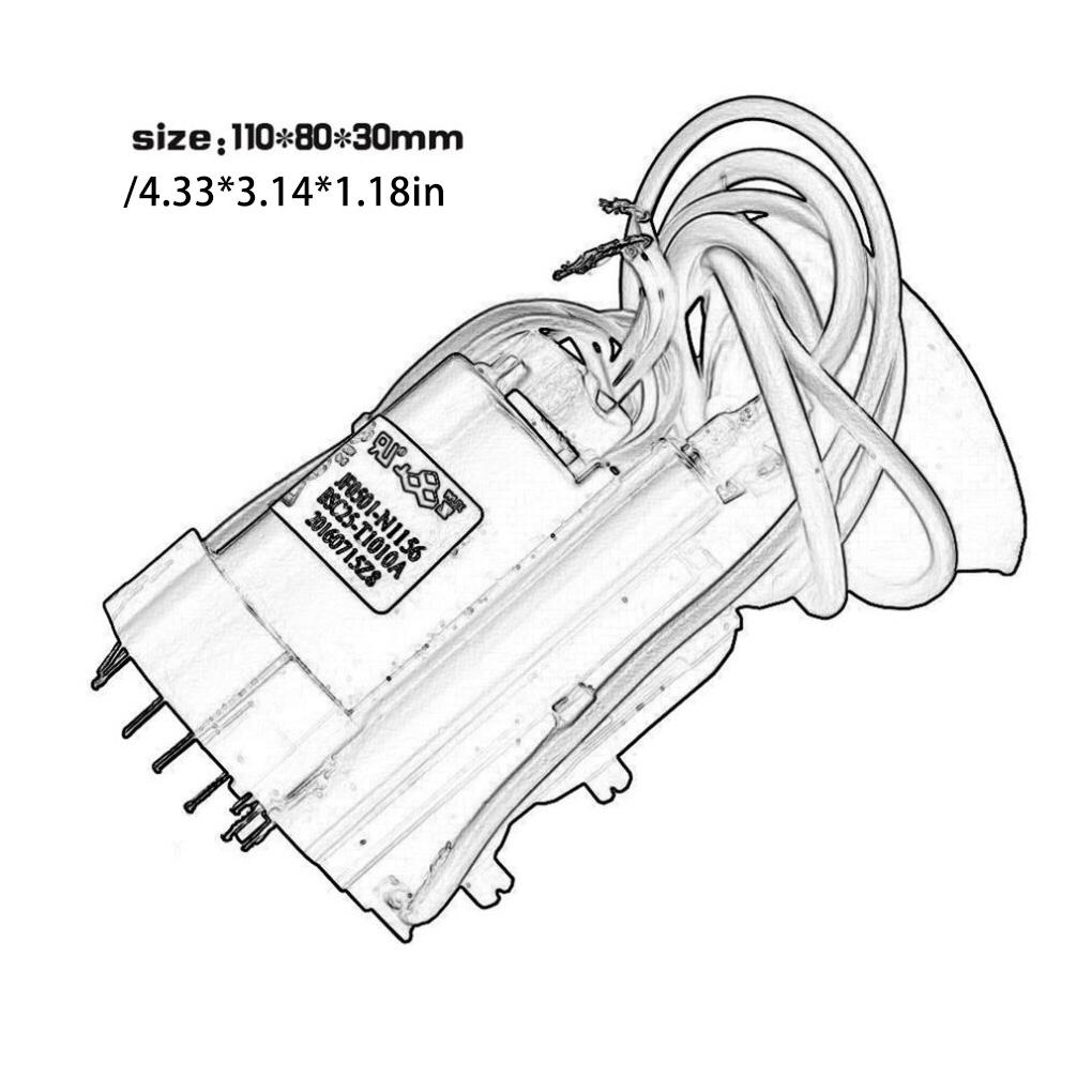 250 В пост. тока 12-30 В ZVS Flyback Модуль драйвера Нагреватель DIY Плита Катушка зажигания Плата источника питания Набор инструментов с вентиляторами Плата