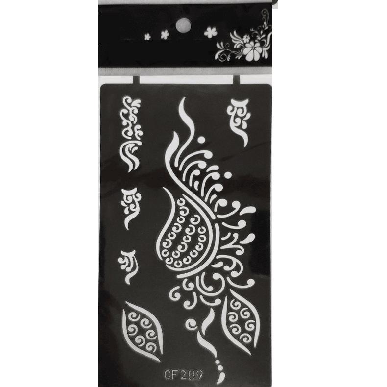 Трафарет для тату с полостями для питомцев, Ближний Восток, Индийская татуировка, Наклейка, Трафарет для боди-арта, Наклейка, Струйная живопись