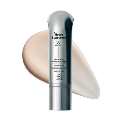 DA EFFECT Увлажняющий солнцезащитный крем Hydro Sunscreen SPF Гиалуроновая кислота и Ниацинамид Увлажняющий щит Уход за кожей УФ-база под макияж 30 мл 6-Керамид 50+