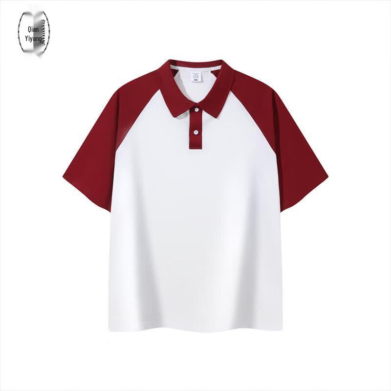 QIANYIYANG Unisex Short Sleeve Team Polo Shirt