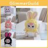Adorable Elf Dreamy Plush Bunny Keychain Perfect For Stylish Accessories Backpack
