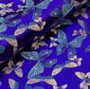 Ткань жаккардовая с тиснением и рисунком в виде бабочки, швейный материал, ткань для платья ципао, ширина 114 см, продается метрами