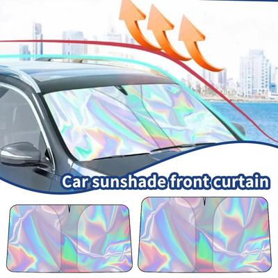 Автомобильный солнцезащитный козырек для лобового стекла, УФ-защитный козырек, зонт от солнца, летняя защита салона автомобиля, затенение, автомобильные аксессуары T9X1