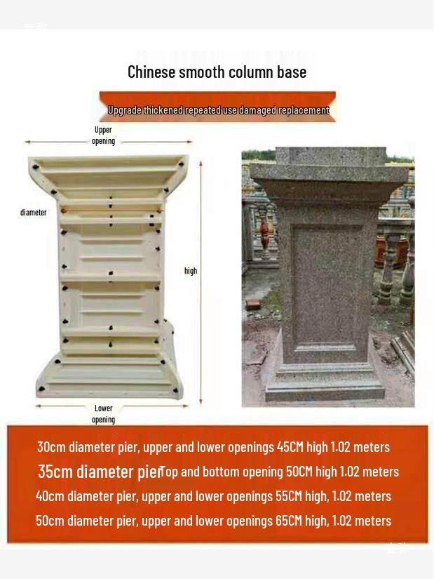 Квадратная форма для римской колонны для бетонных ограждений и балконов