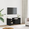 VidaXL TV Cabinet Black 80x35x40 Cm Engineered Wood, TV Stand, TV Sideboard, Multimedia Cabinet, TV Bench, Hi-fi Cabinet, Center 848368