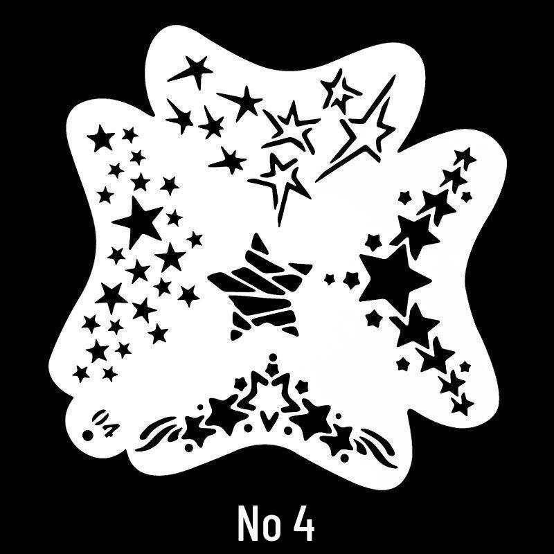 Children's Face & Body Painting Stencils – DIY Tattoo Patterns and Graffiti Templates