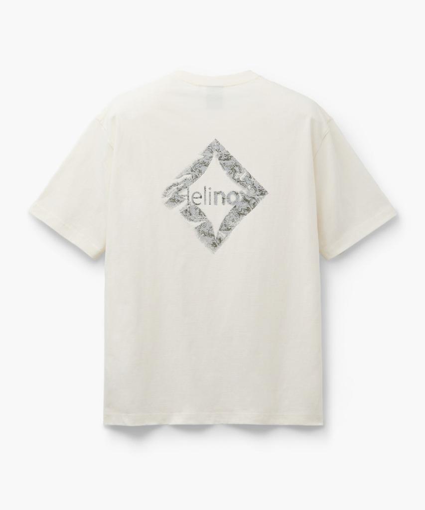 HELINOX WEAR Хлопковая футболка с коротким рукавом Eclipse_Слоновая кость