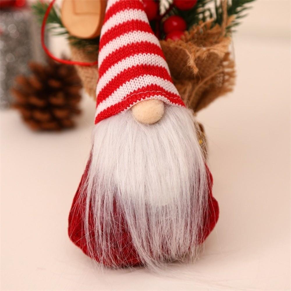 Faceless Christmas Tree Hanging Doll Santa Claus Tomte Ornaments Christmas Gnome Pendant  New Year