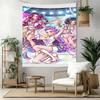 Huntrix Style Wall Decor Tapestry Art For Pet Memorial Birthdaywedding Party Backdrop Family Gift