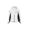 Champion Series Color Block Short Hooded Down Jacket Women Jacket Paper-White Basic-Black 162410909-1