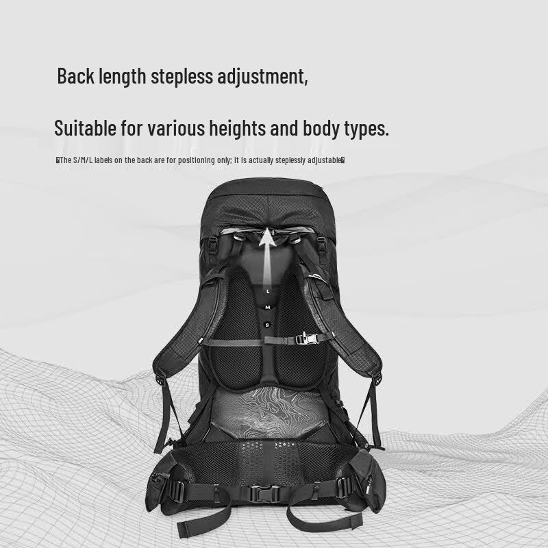 Легкий туристический рюкзак Naturehike серии Helium 70 л для активного отдыха