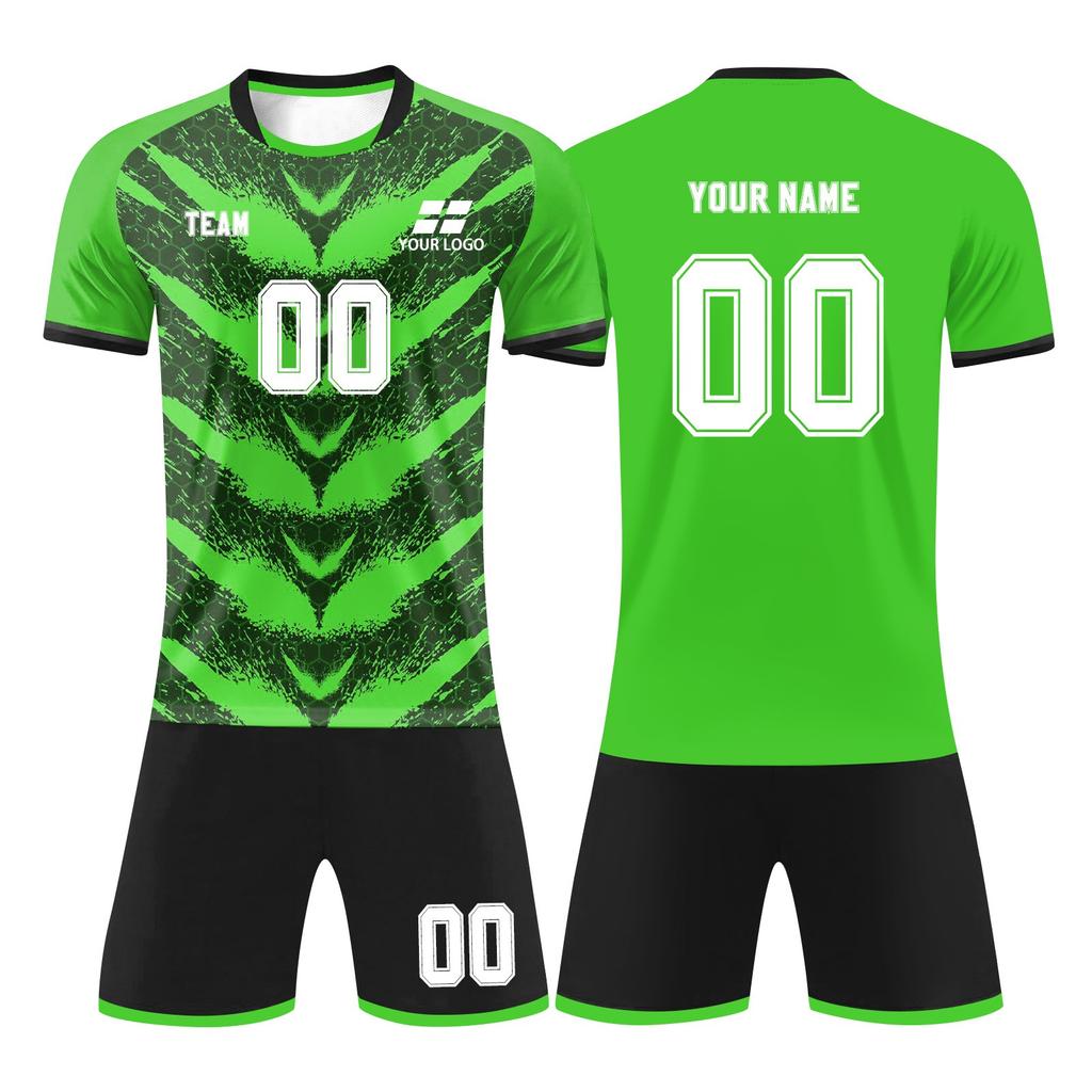 Personalised Shirts Kit Mens Girls With Name Number Custom Football Jerseys For Boys Training Suit