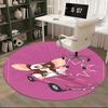 Gizmo,Pink Car Chair mat Round Rug Office carpet, Non slip, Suitable for Living Rooms, Bedrooms,Decor1205866a
