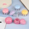 1 шт. 5 г Милая пустая пластиковая баночка для румян, скраба для губ с крышкой, для бальзама, маски, ухода за кожей, дорожной косметики.