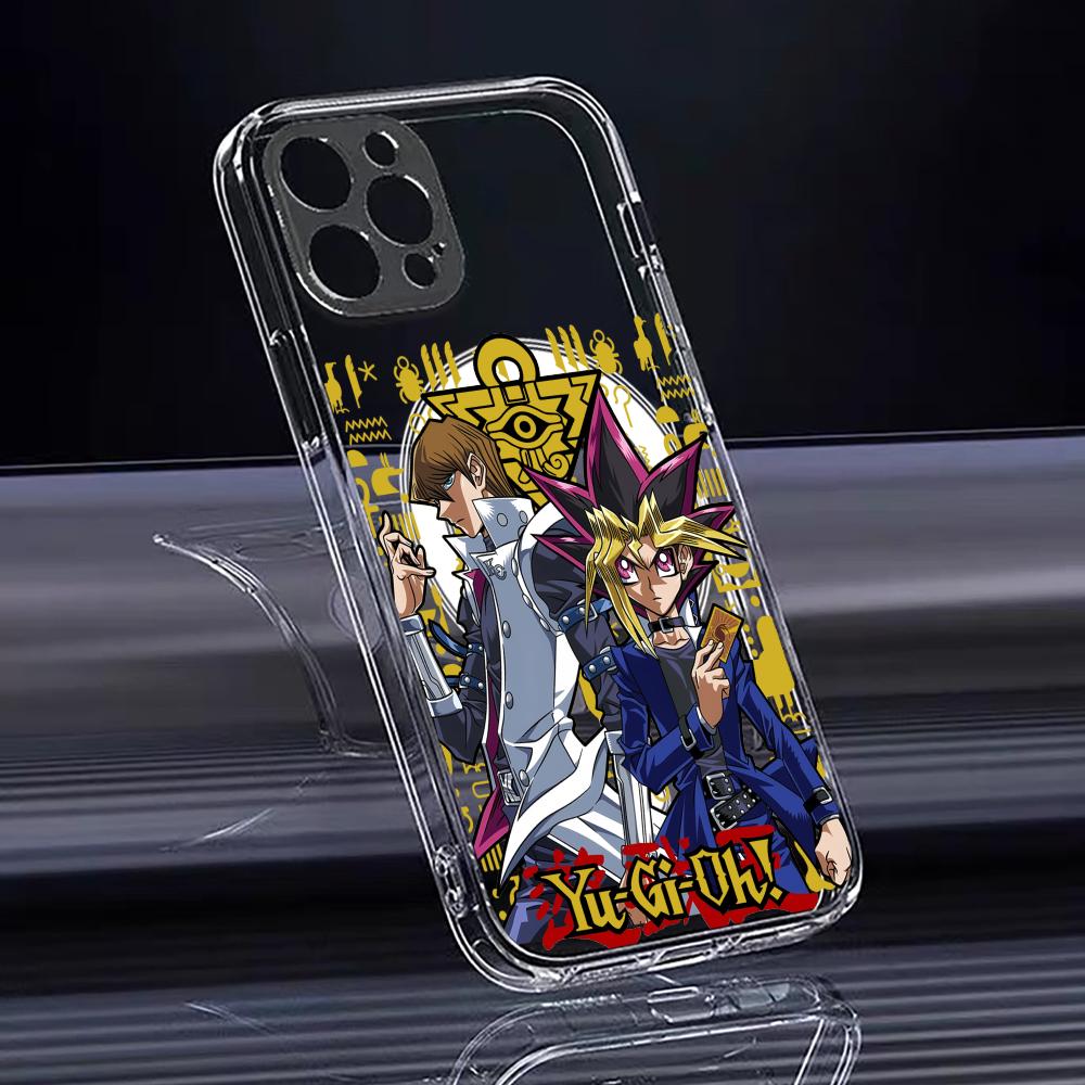Anime Game YuGiOh Phone Case For iPhone 17 16 15 14 13 12 Pro Max Plus With Magnetic Crystal Clear Case Wireless Charge