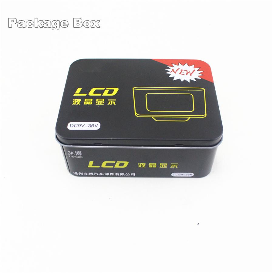 3 In 1 Digital LCD Car Voltmeter Water Temperature Temp Gauge Oil Pressure Meter