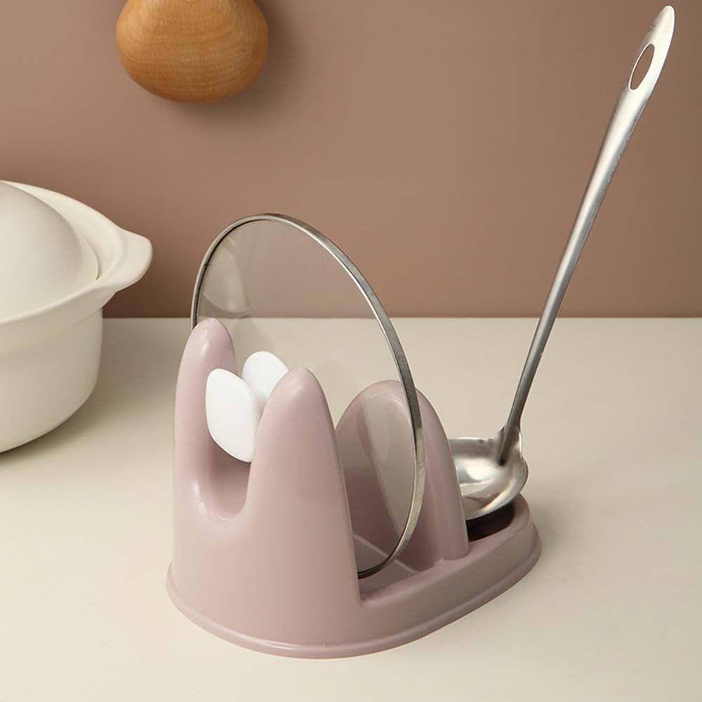 Spatula Shelf Pot Lid Shelf Pot Lid Holder Pan Cover Stand Kitchen Accessories Pot Storage Shelf
