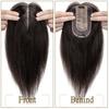 Hair Toppers 7x13cm Women Topper Hair Clip Natural Hair Wig   Hair For Women Silk Base Clip In Hair Extension