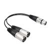 EIGHTNOO Canon XLR Cable Branch 30cm Microphone Cable XLR To XLR Balanced Connection for Microphone Recording Professional Recording Condenser