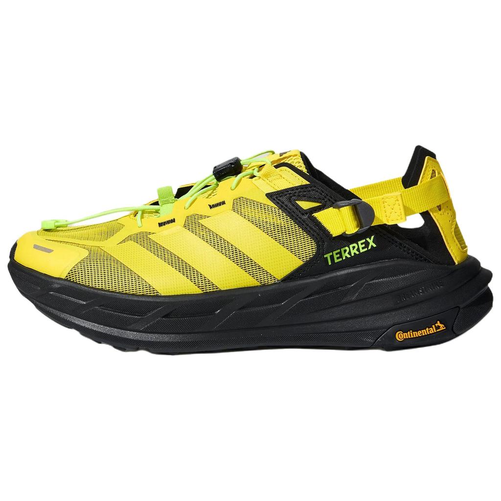 Adidas Slip Resistant, Abrasion Resistant, Rebound River Trekking Shoes Unisex Yellow Black LA4706
