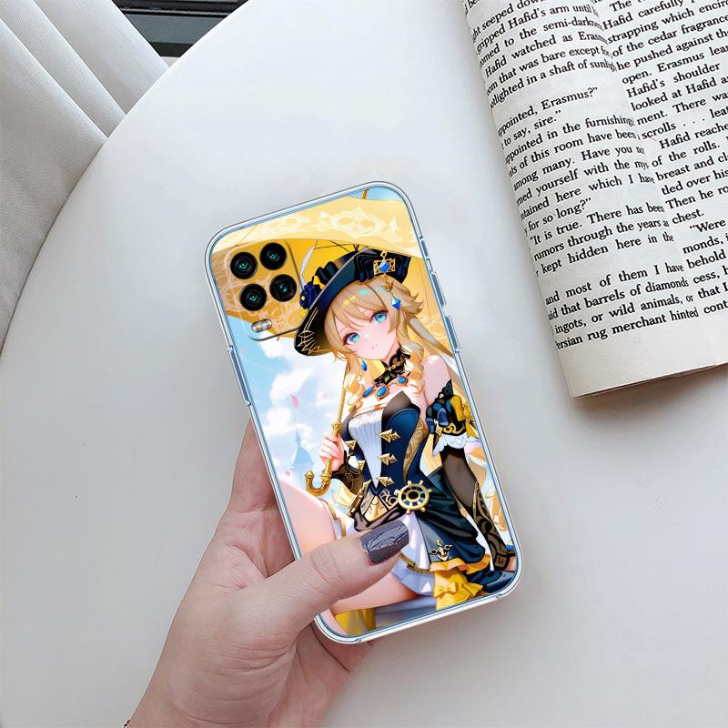 RA14 Genshin Impact Прозрачный чехол для телефона для Samsung Galaxy A04 A04S A14 A23 A34 A54 M23 M33 M52 M53