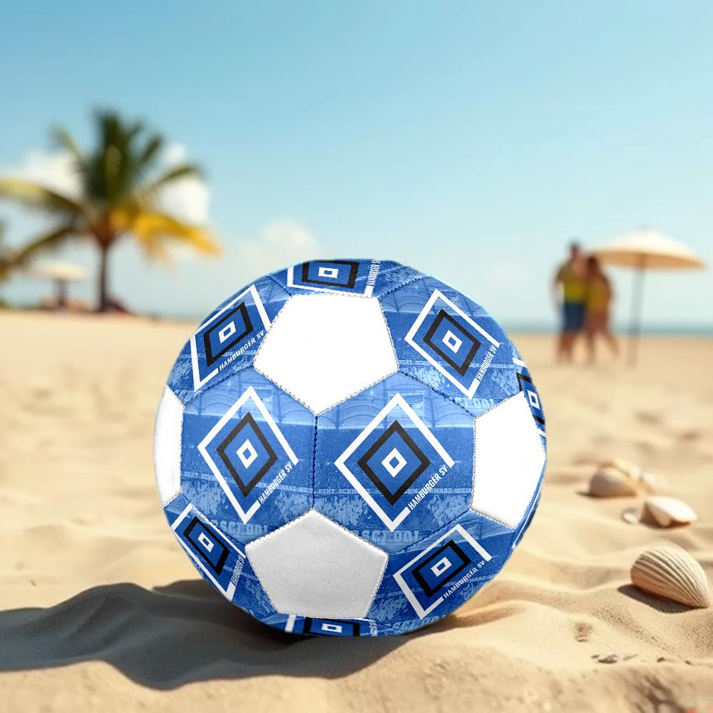 Футбольный мяч Hamburger SV, разноцветный, подходит для всех возрастов, машинная сшивка, материал ПВХ, соревновательного класса, прочный и с высоким отскоком