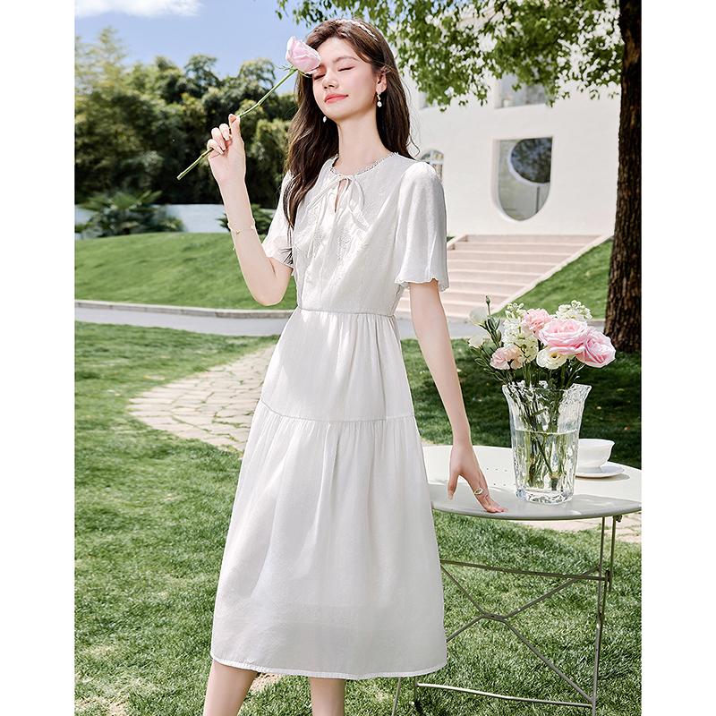 Design Sense Niche Temperament Slim Short Dress