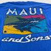 Винтажная футболка MAUI & SONS SURF 90-х годов MEDIUM/LARGE мягкая пляжная акула