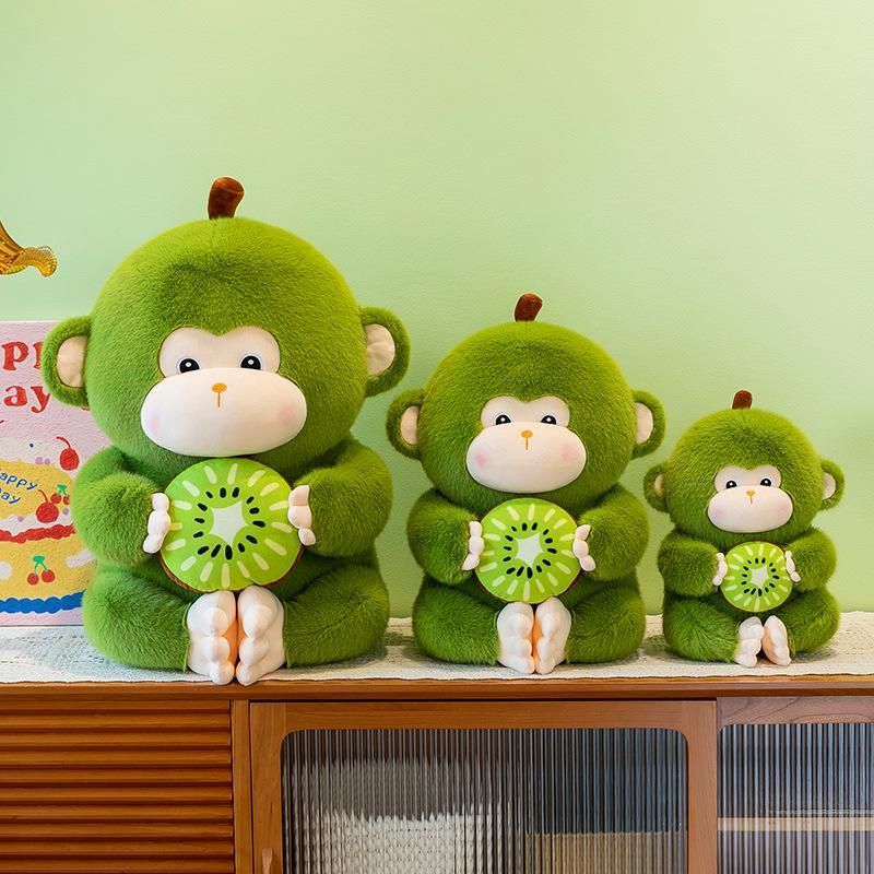 Новая креативная плюшевая игрушка Kiwi Monkey, милая кукла-обезьянка, утешительная кукла, подарок на день рождения